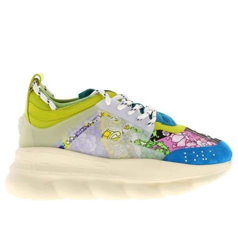 versace bunteschuhe damen|versace ladies sneakers.